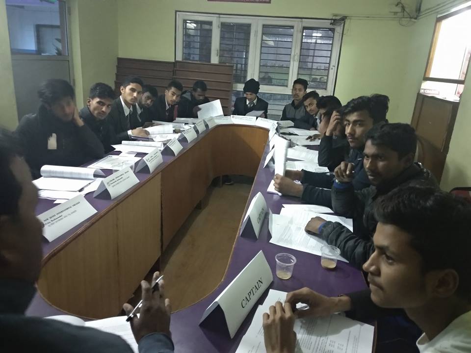 Rules discussion with Captains